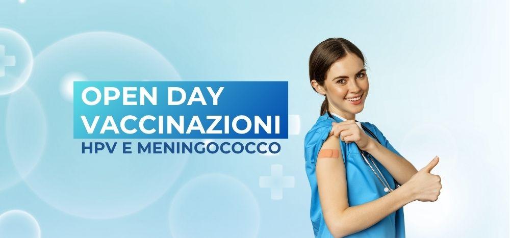 Open Day Vaccinazioni HPV e Meningococco