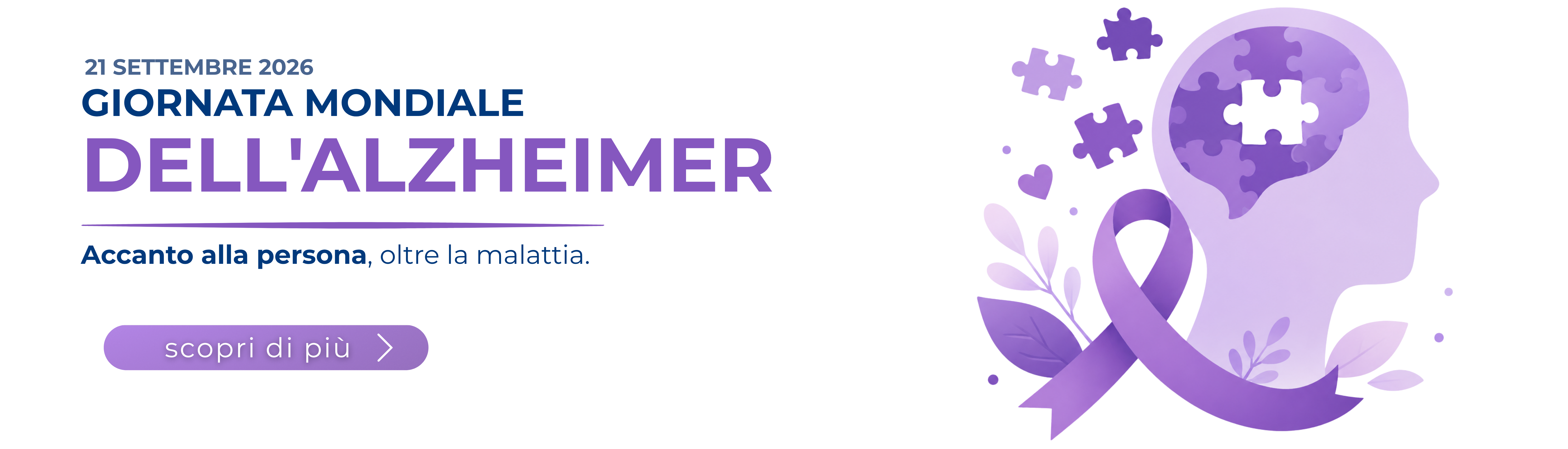 <p>Giornata Mondiale dell'Alzheimer 2026</p> - 