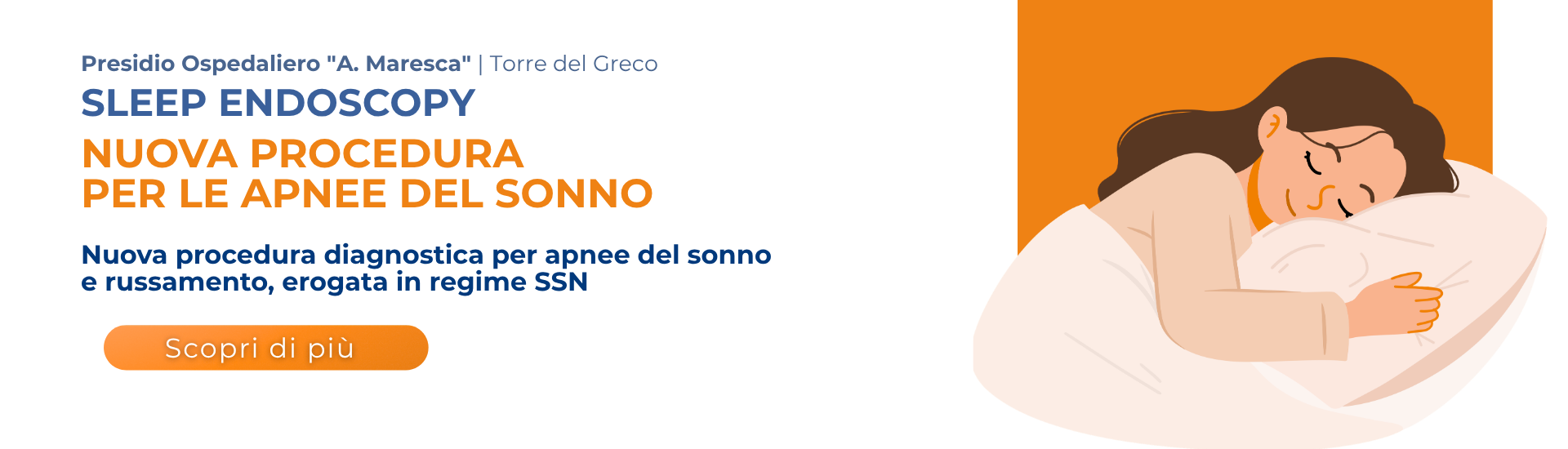<p>Ospedale Maresca, apnee del sonno: eseguita per la prima volta la Sleep Endoscopy</p> - 
