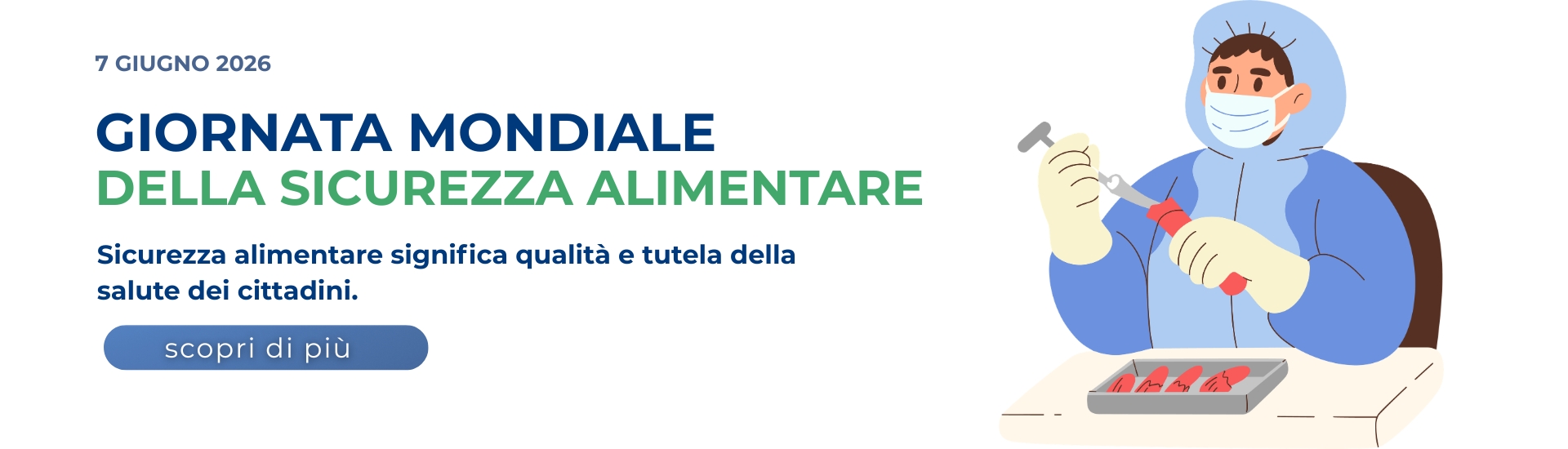 <p>Giornata Mondiale della sicurezza alimentare 2026</p> - 