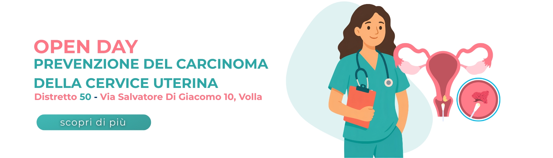 <p>Open day prevenzione del carcinoma della cervice uterina distretto 50</p> - 