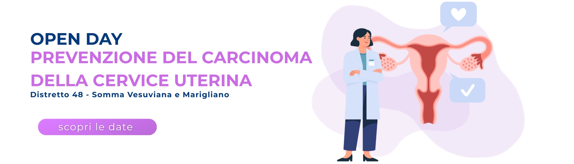 <p>Open day prevenzione del Carcinoma Cervice Uterina ds 48</p> - 
