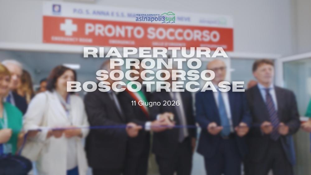Pronto Soccorso di Boscotrecase: dal cantiere alla riapertura