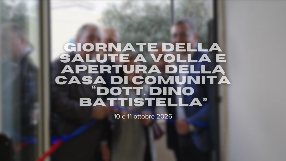 Salute in Città a Volla: una sanità vicina alle persone