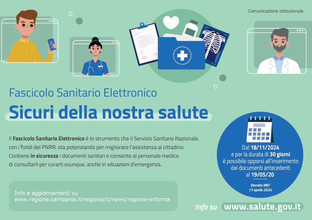 Nuovo appuntamento sul Fascicolo Sanitario Elettronico 2.0